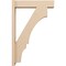 Ekena Millwork 5 1/2-in W x 22-in D x 34-in H Balboa Block Rough Cedar Woodgrain TimberThane Outlooker, Primed Tan OUTUR055X22X34BOA44RCPR - alternate 3